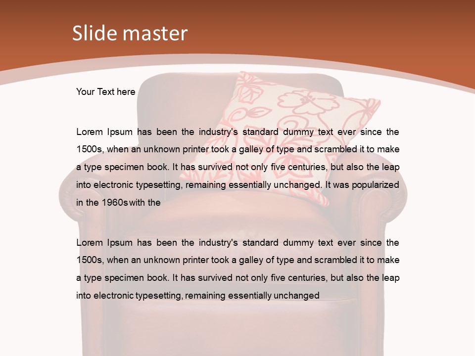 Arm Furnishing Traditional PowerPoint Template