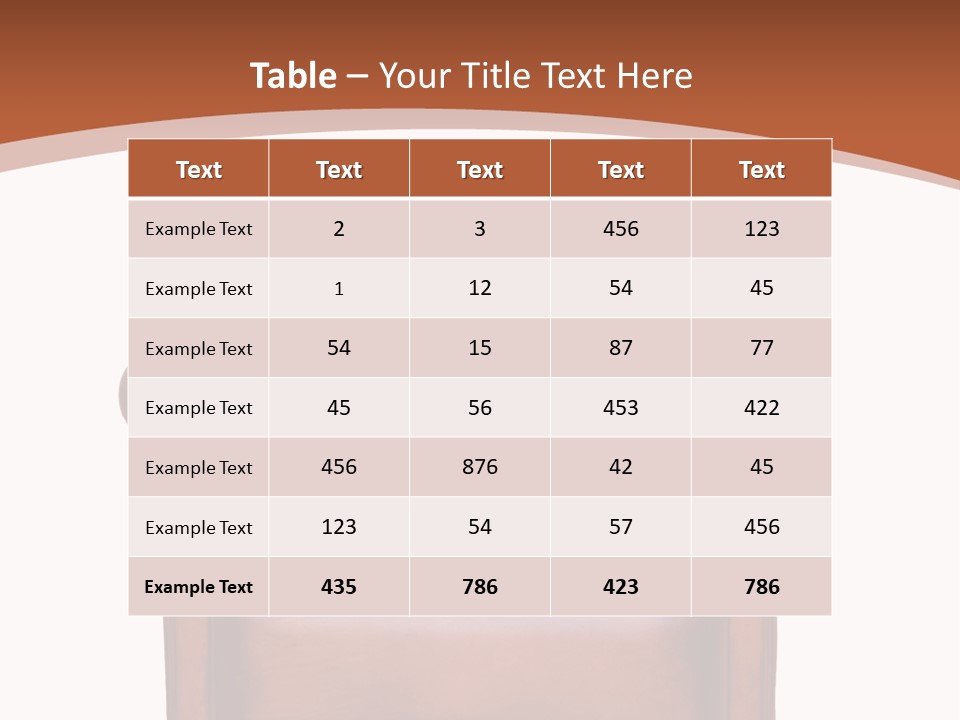 Arm Furnishing Traditional PowerPoint Template