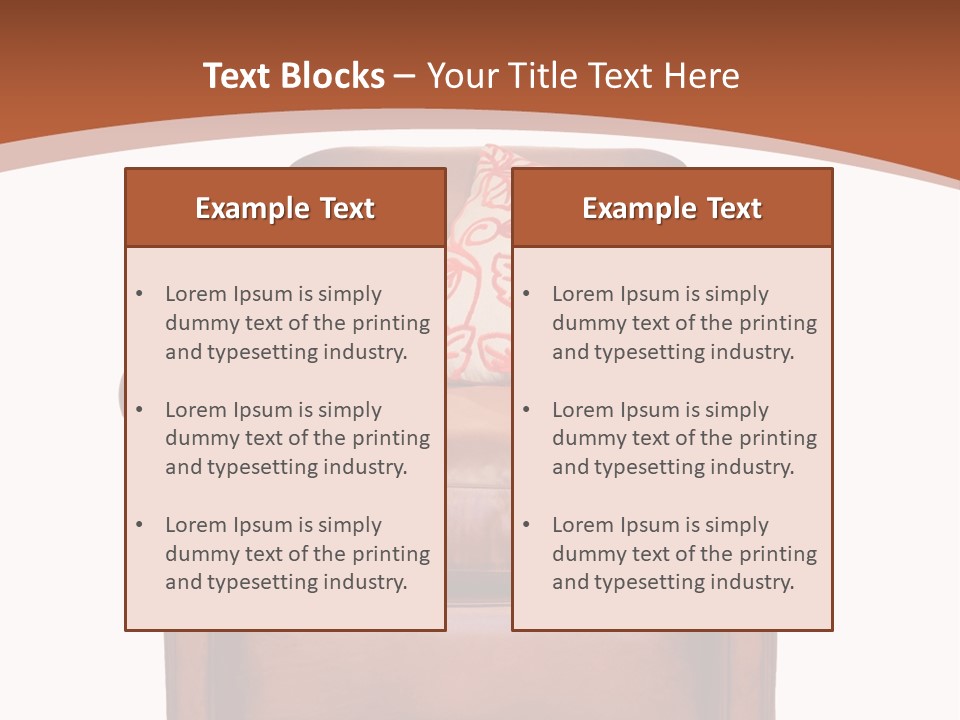 Arm Furnishing Traditional PowerPoint Template