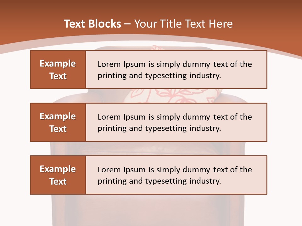 Arm Furnishing Traditional PowerPoint Template
