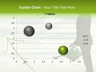 Green Graph Tree PowerPoint Template