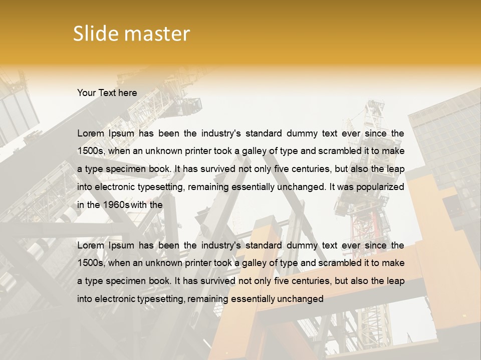Solid Workplace Engineering PowerPoint Template