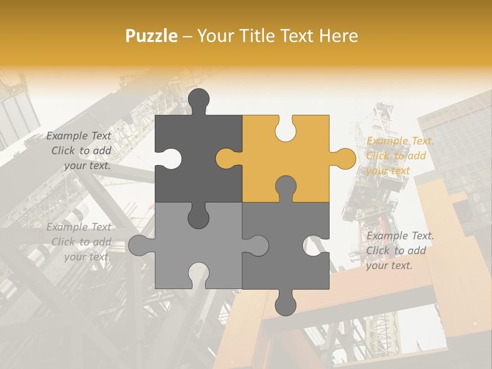 Solid Workplace Engineering PowerPoint Template