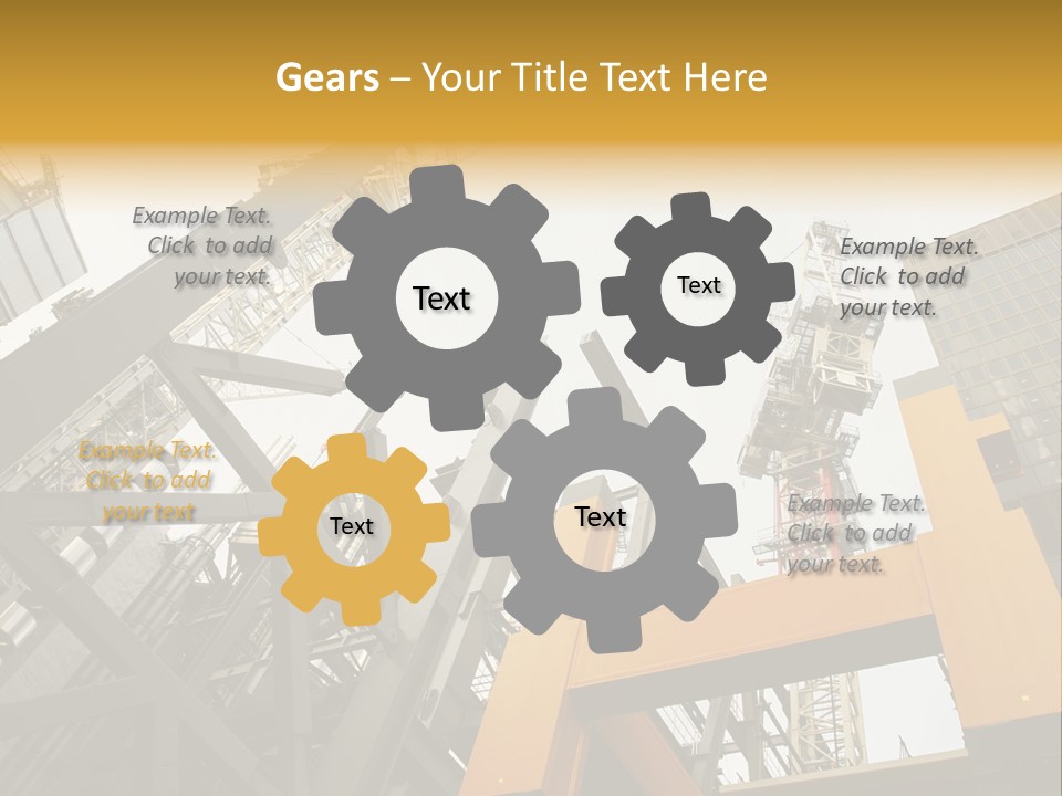 Solid Workplace Engineering PowerPoint Template