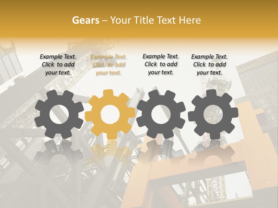 Solid Workplace Engineering PowerPoint Template