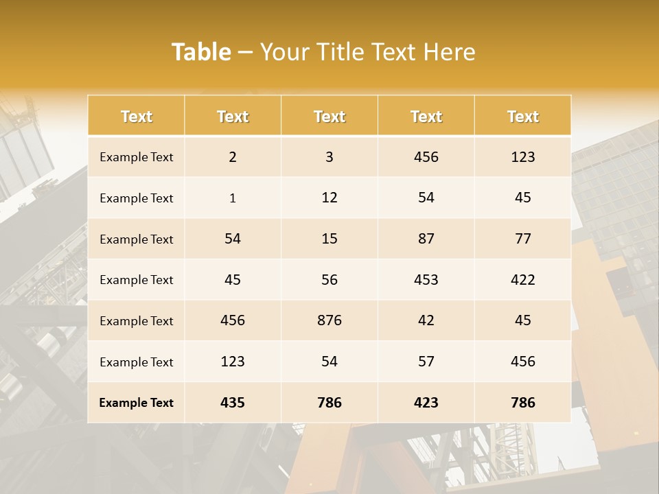 Solid Workplace Engineering PowerPoint Template