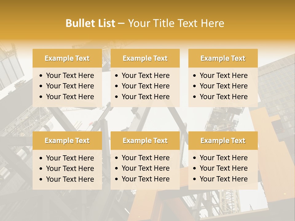 Solid Workplace Engineering PowerPoint Template