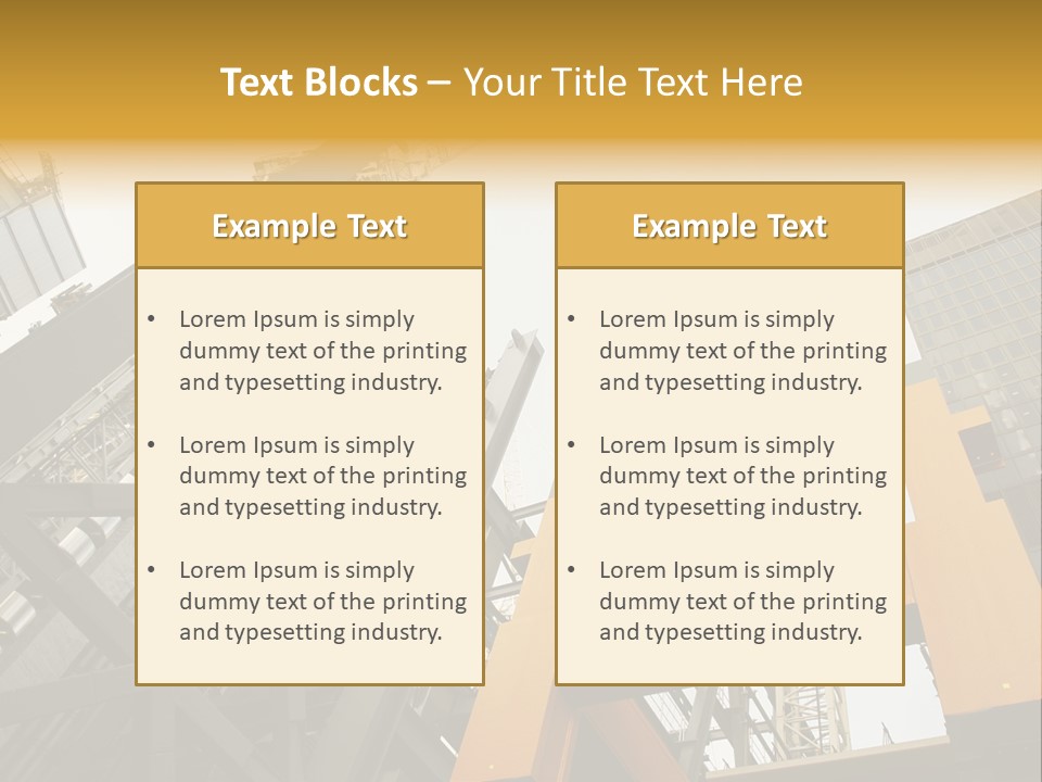 Solid Workplace Engineering PowerPoint Template