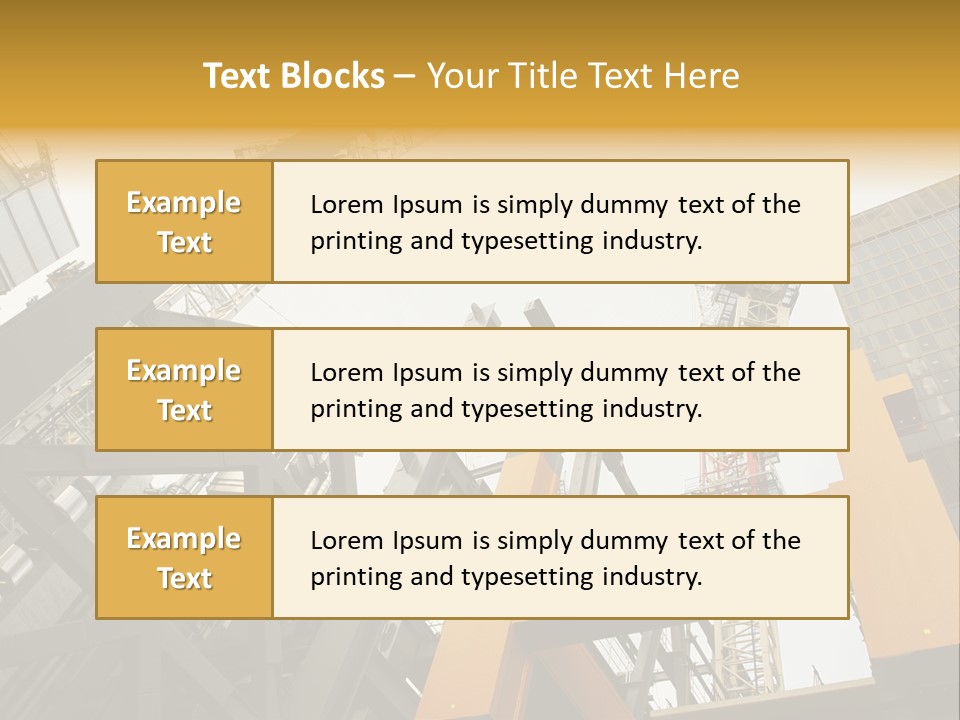 Solid Workplace Engineering PowerPoint Template