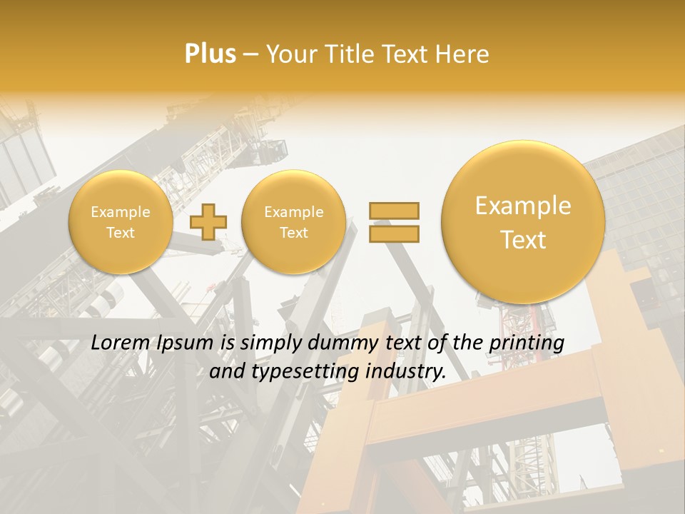 Solid Workplace Engineering PowerPoint Template