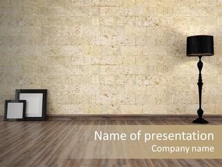 Lounge Minimalist Grunge PowerPoint Template