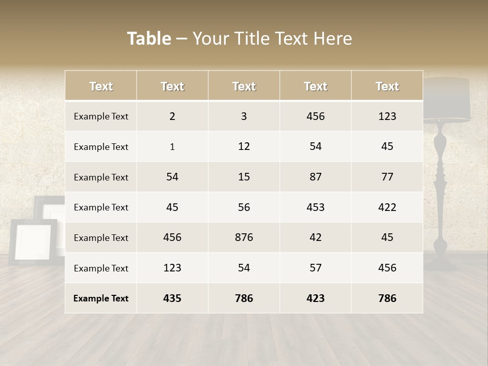 Lounge Minimalist Grunge PowerPoint Template