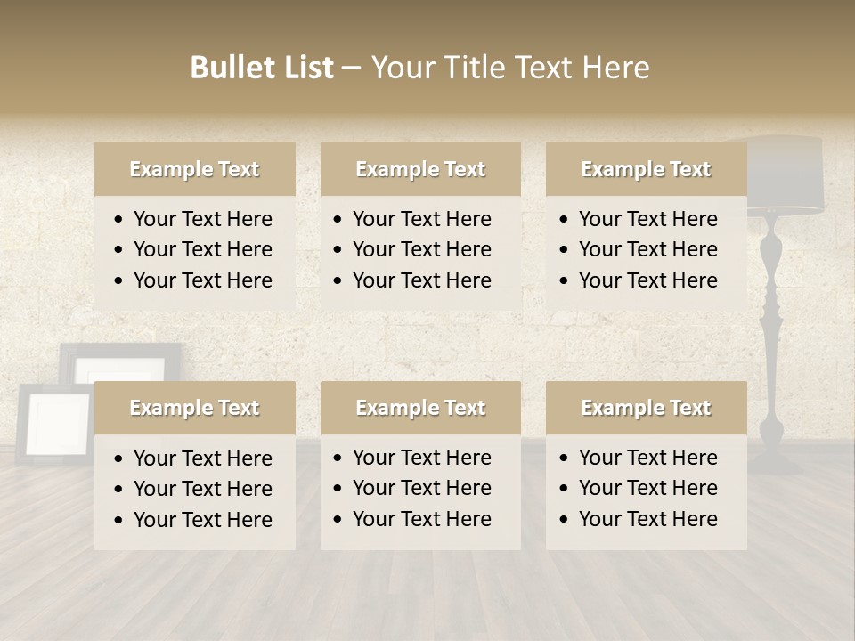 Lounge Minimalist Grunge PowerPoint Template