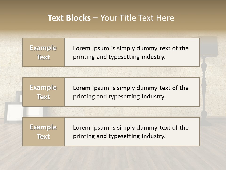 Lounge Minimalist Grunge PowerPoint Template