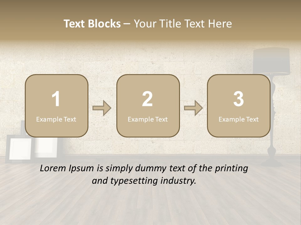Lounge Minimalist Grunge PowerPoint Template