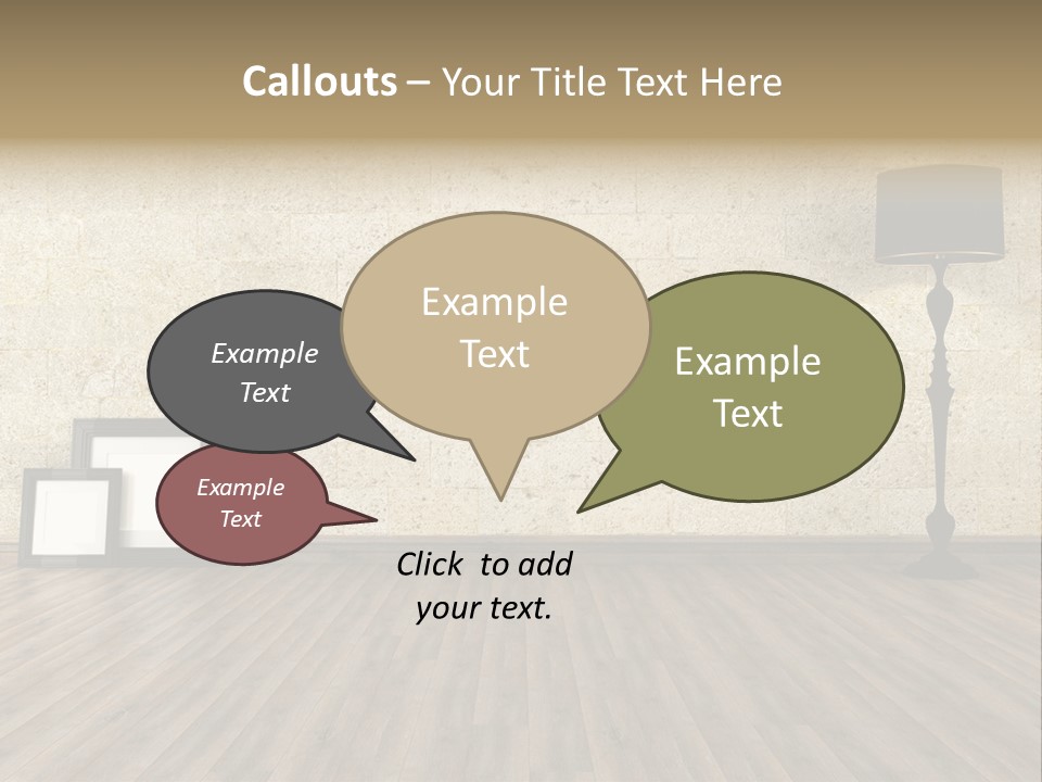 Lounge Minimalist Grunge PowerPoint Template