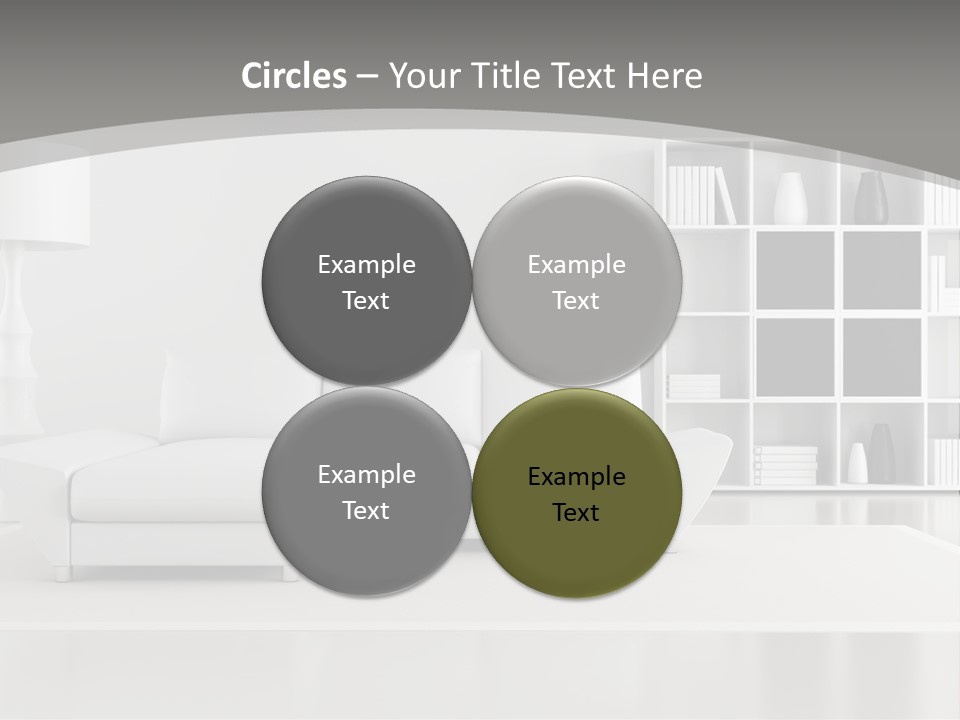 Comfort Floor Lamp PowerPoint Template