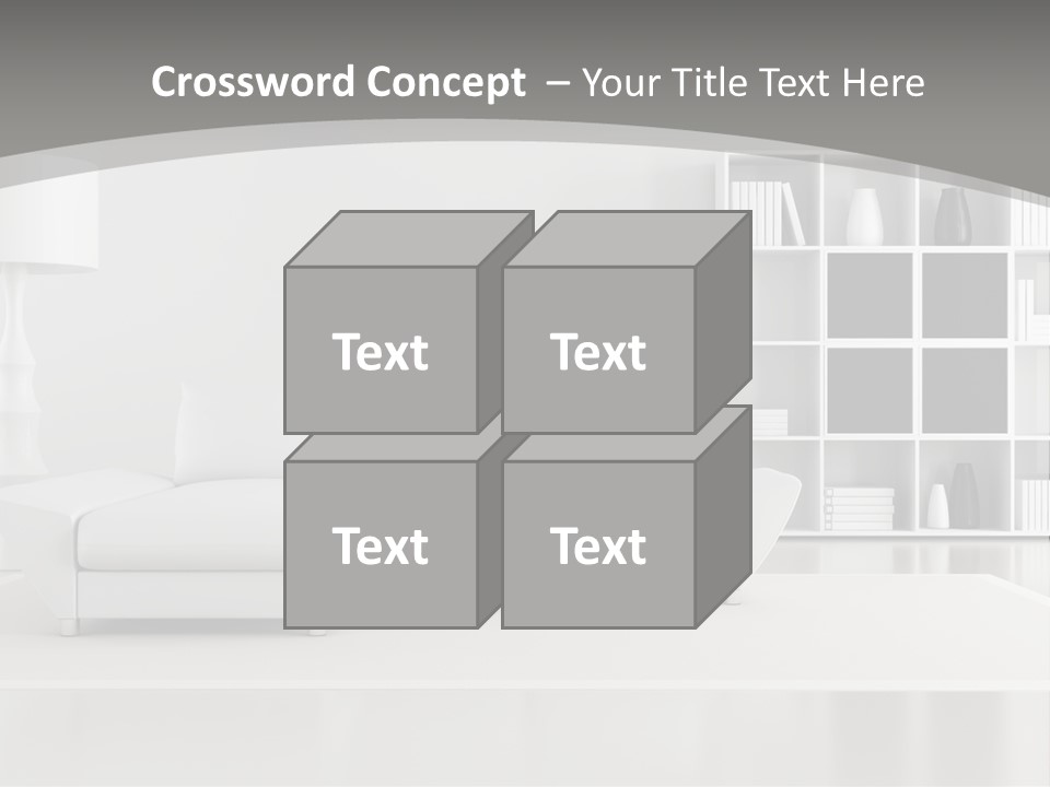 Comfort Floor Lamp PowerPoint Template