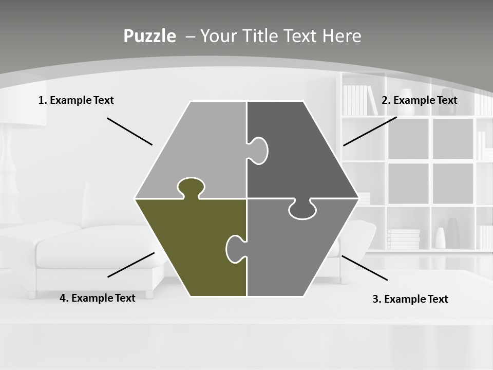 Comfort Floor Lamp PowerPoint Template