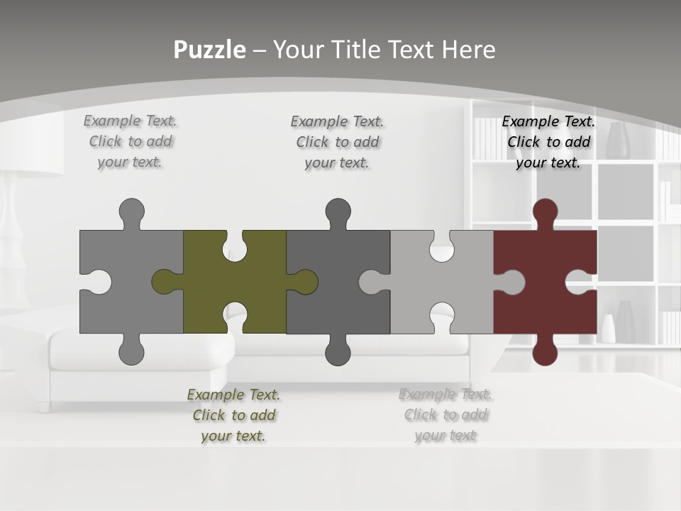 Comfort Floor Lamp PowerPoint Template