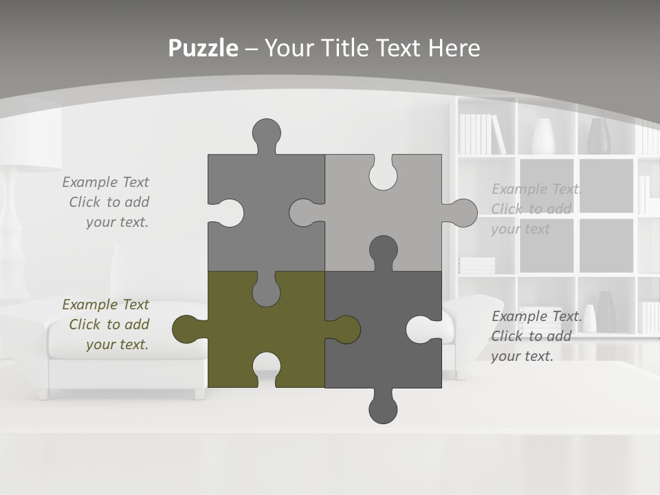 Comfort Floor Lamp PowerPoint Template