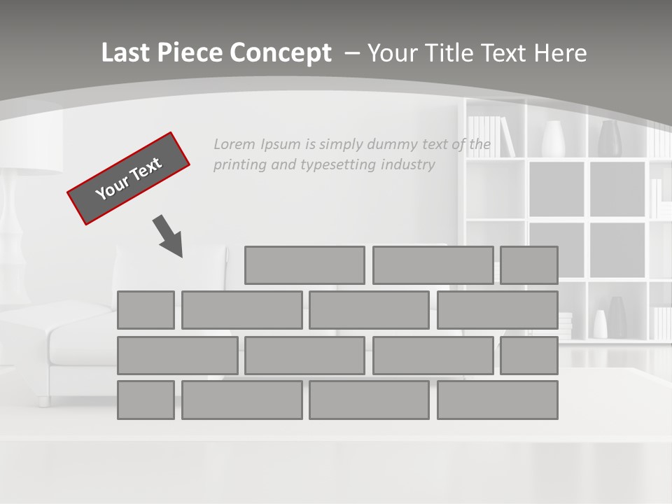 Comfort Floor Lamp PowerPoint Template