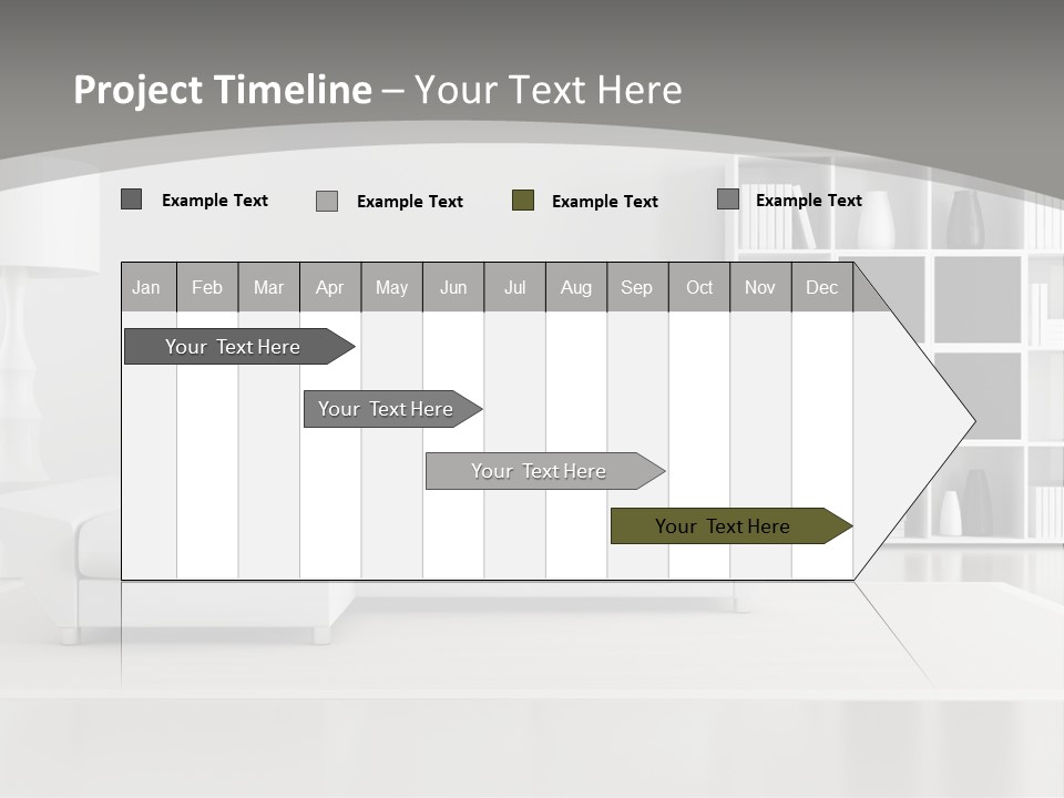 Comfort Floor Lamp PowerPoint Template