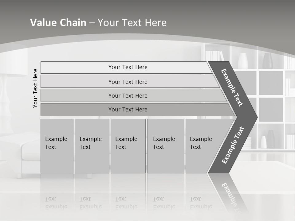 Comfort Floor Lamp PowerPoint Template