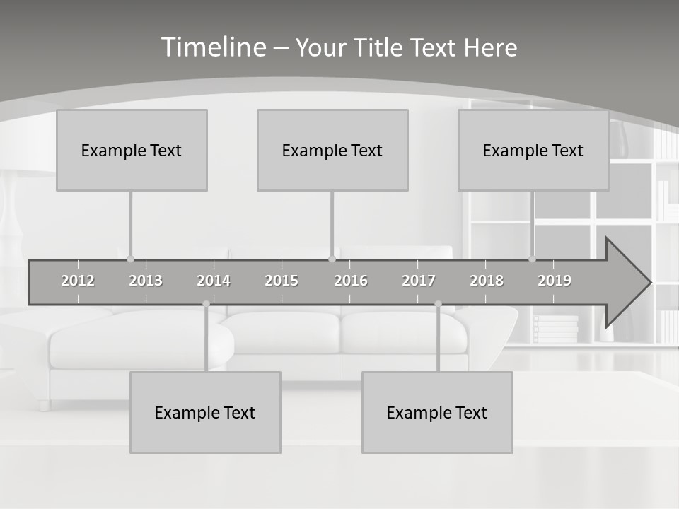 Comfort Floor Lamp PowerPoint Template
