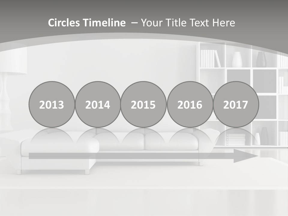 Comfort Floor Lamp PowerPoint Template