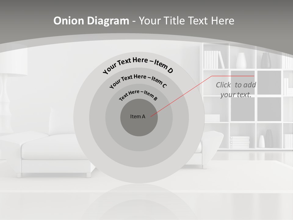Comfort Floor Lamp PowerPoint Template