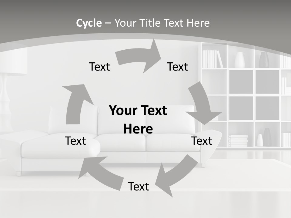 Comfort Floor Lamp PowerPoint Template