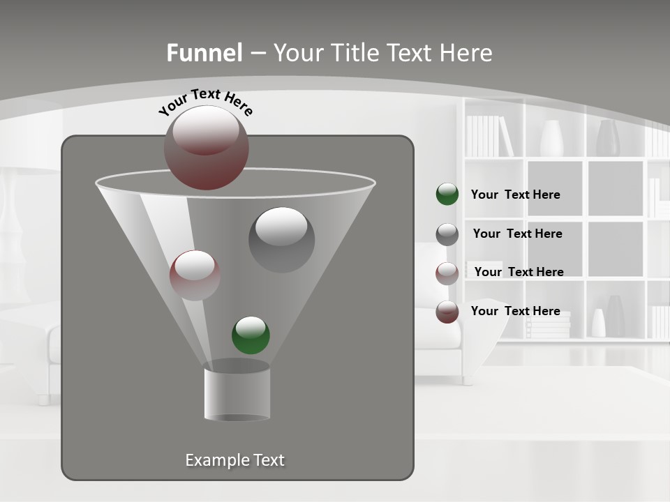 Comfort Floor Lamp PowerPoint Template
