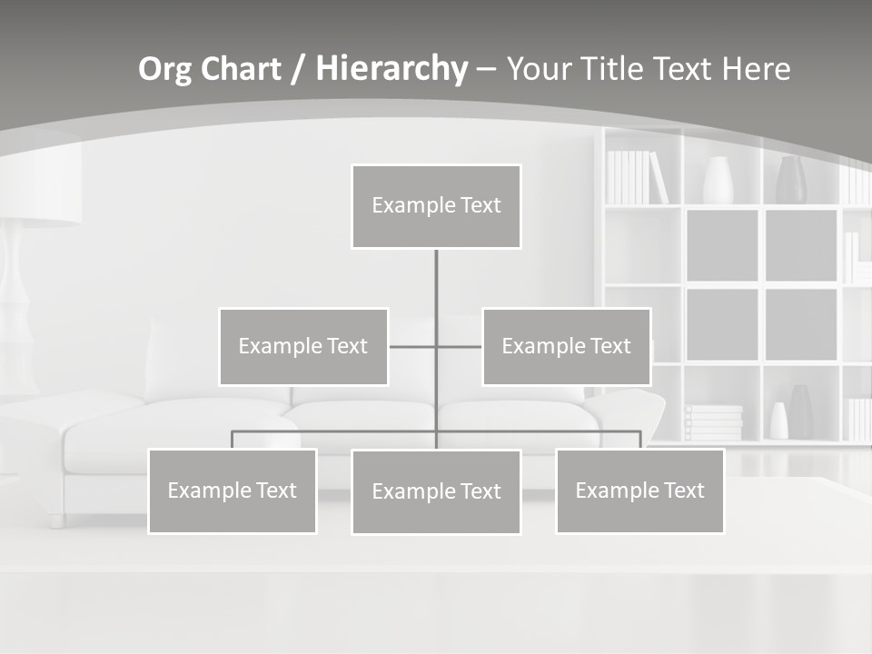 Comfort Floor Lamp PowerPoint Template