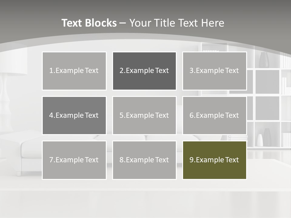 Comfort Floor Lamp PowerPoint Template