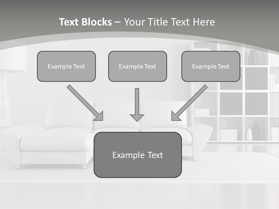 Comfort Floor Lamp PowerPoint Template