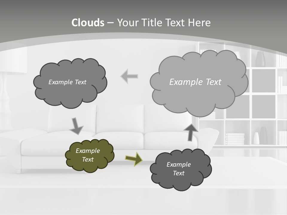 Comfort Floor Lamp PowerPoint Template