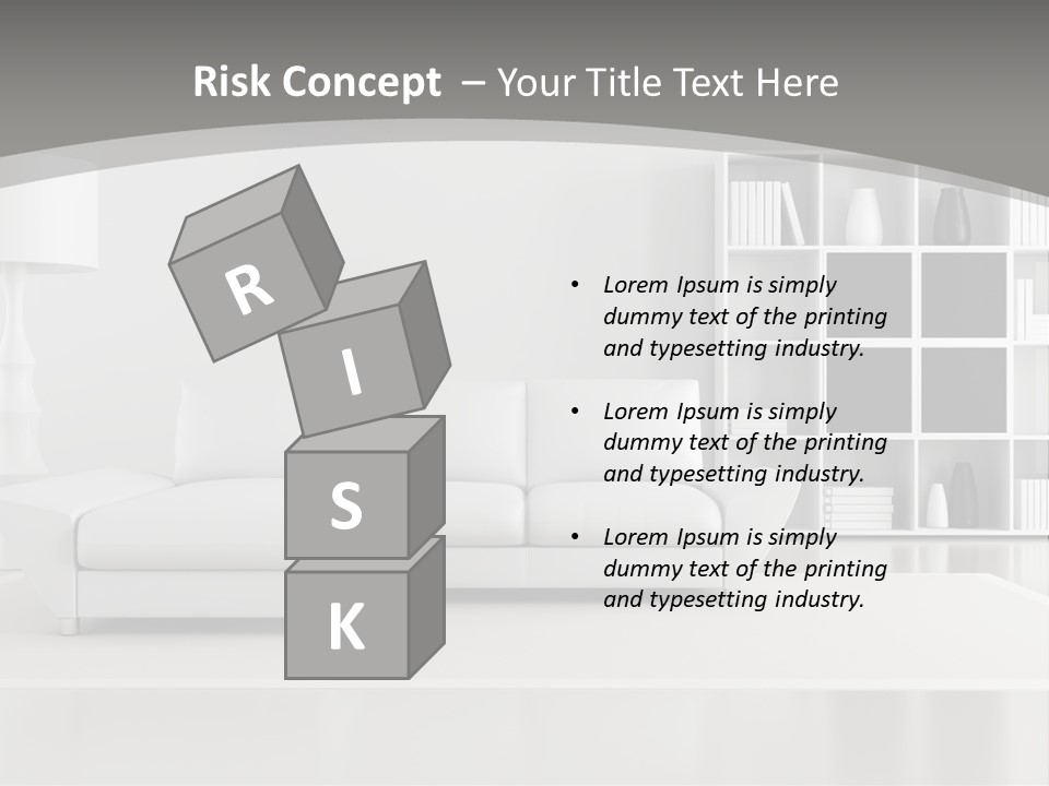 Comfort Floor Lamp PowerPoint Template