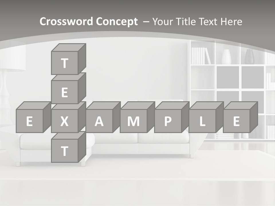 Comfort Floor Lamp PowerPoint Template
