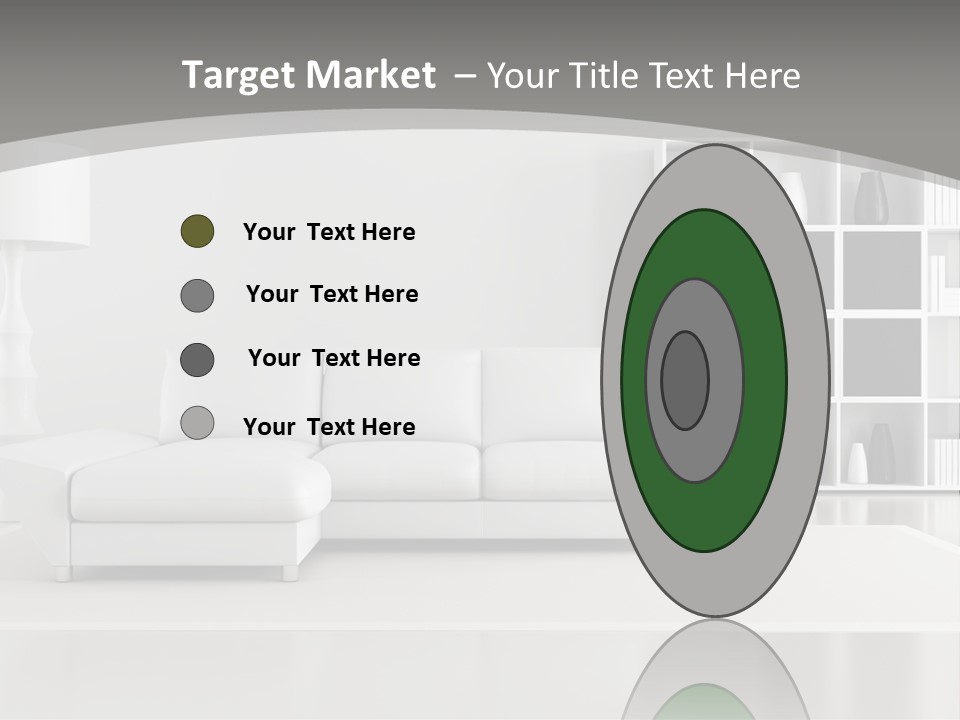 Comfort Floor Lamp PowerPoint Template