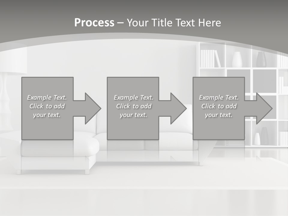 Comfort Floor Lamp PowerPoint Template
