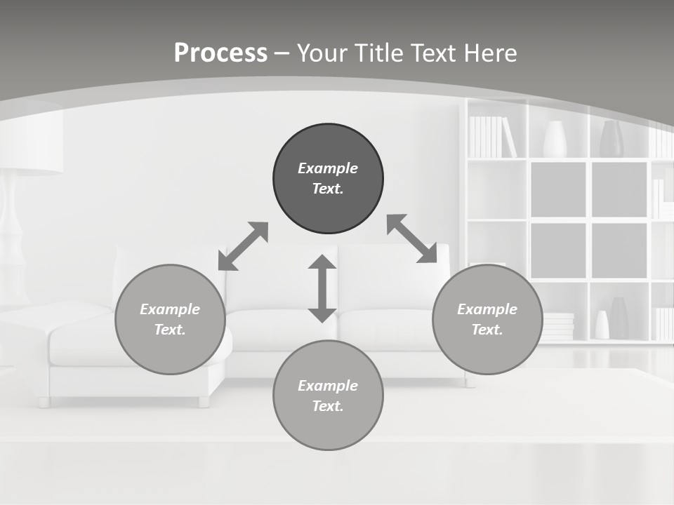 Comfort Floor Lamp PowerPoint Template