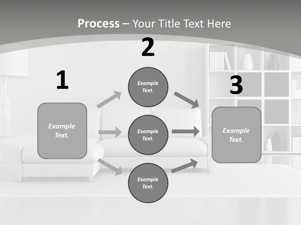 Comfort Floor Lamp PowerPoint Template
