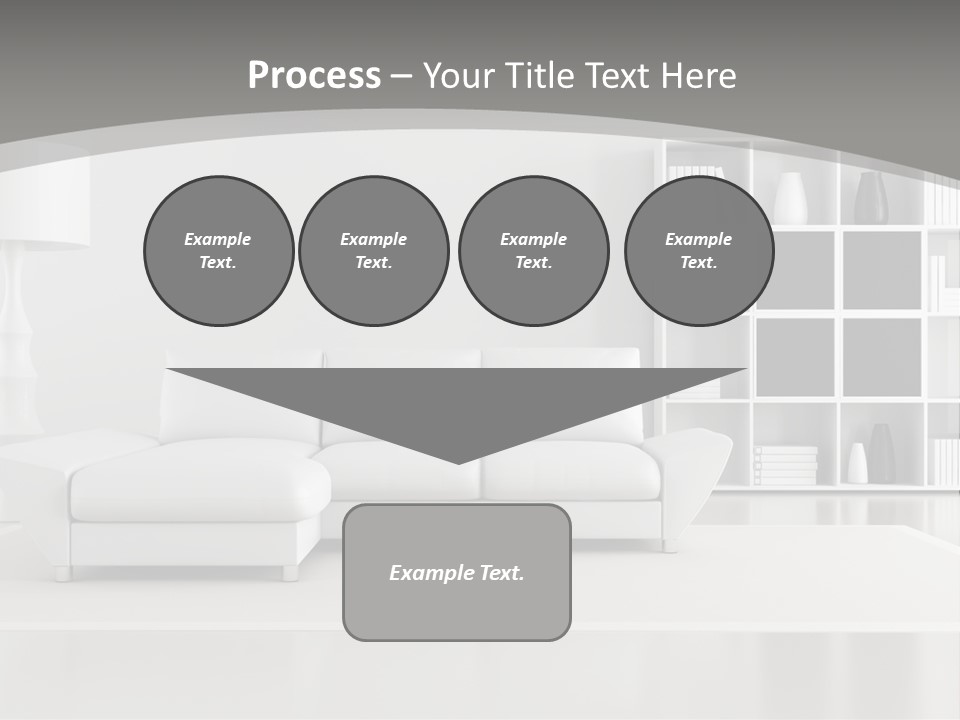 Comfort Floor Lamp PowerPoint Template