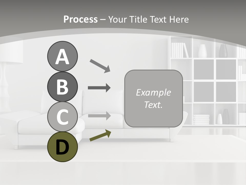 Comfort Floor Lamp PowerPoint Template