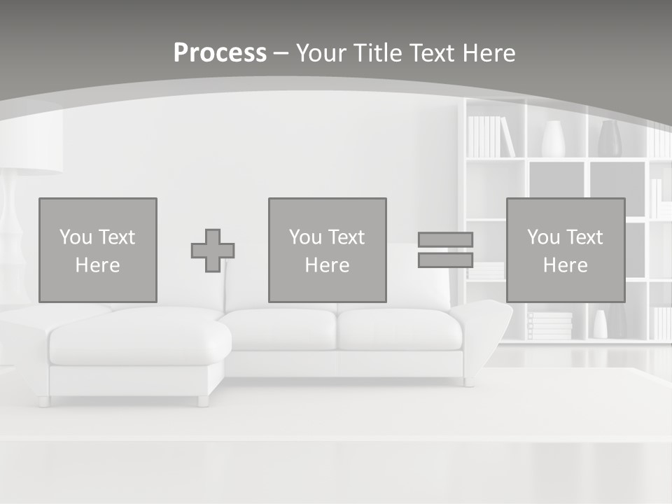 Comfort Floor Lamp PowerPoint Template