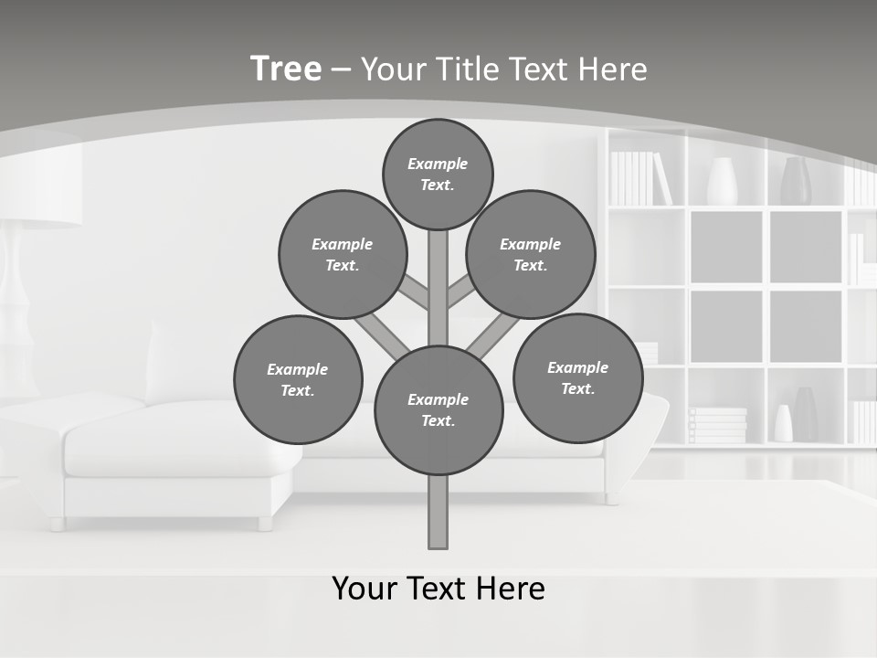Comfort Floor Lamp PowerPoint Template