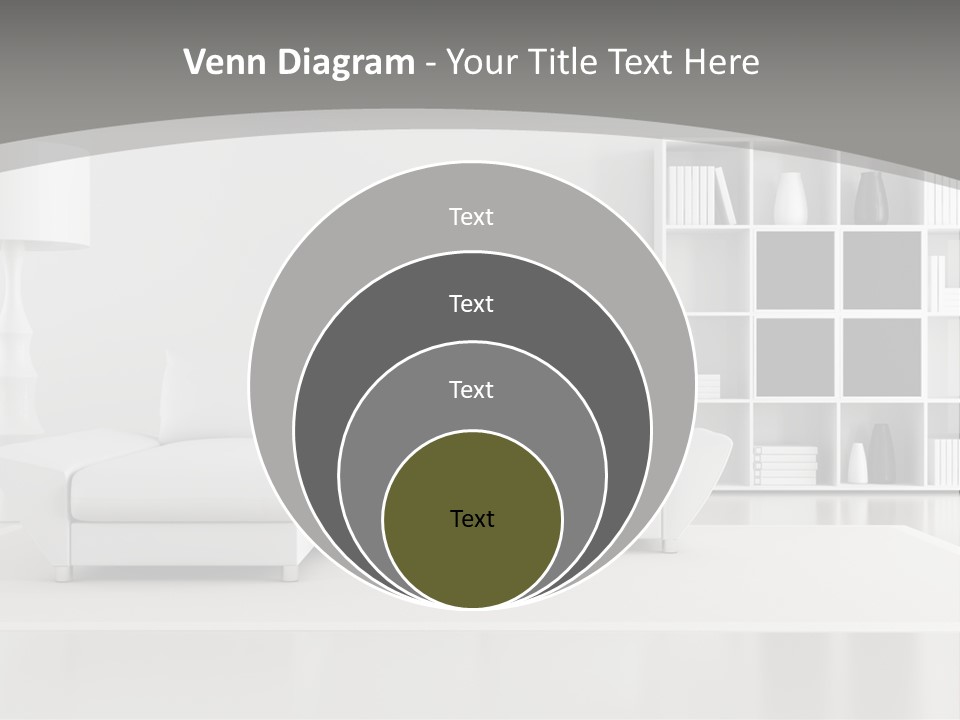Comfort Floor Lamp PowerPoint Template