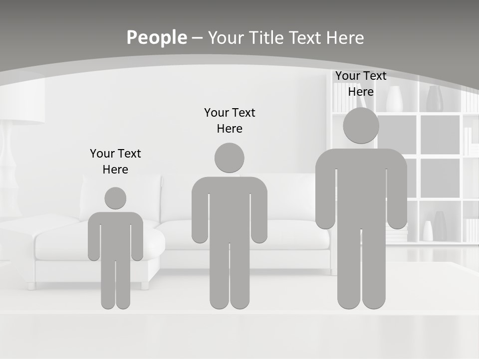 Comfort Floor Lamp PowerPoint Template