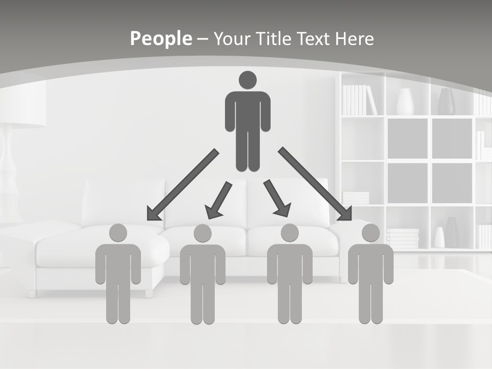 Comfort Floor Lamp PowerPoint Template